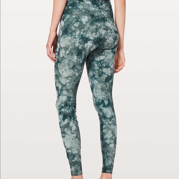 lululemon athletica Pants - HP Lululemon Wunder Under highrise tiedye leggings
